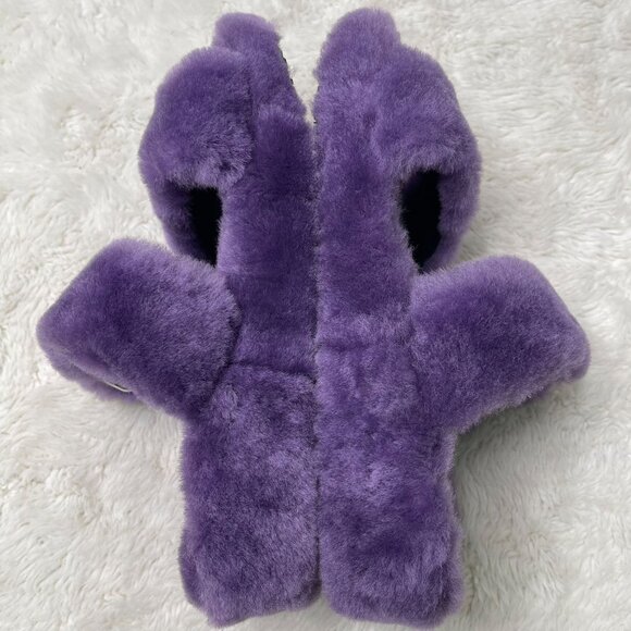 UGG Women's #1104662 Purple Fuzz Yeah Slide Sandals Slippers Shoes Size 6 - Picture 4 of 10